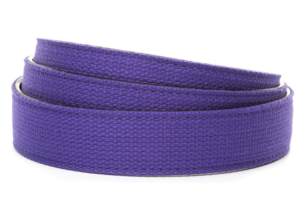 1.25" Purple Canvas Strap
