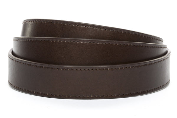 1.25" Espresso Vegetable Tanned Leather Strap