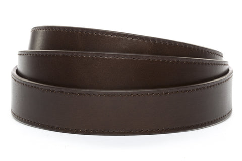 1.25" Espresso Vegetable Tanned Leather Strap