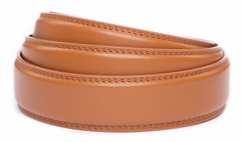 1.25" Saddle Tan Leather Strap