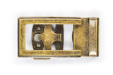 1.5" Traditional Buckle in Antiqued Gold