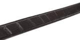 1.25" Black Faux Croc Strap