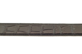 1.25" Black Faux Croc Strap