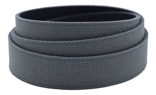 1.25" Graphite Canvas Strap