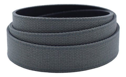 1.25" Graphite Canvas Strap