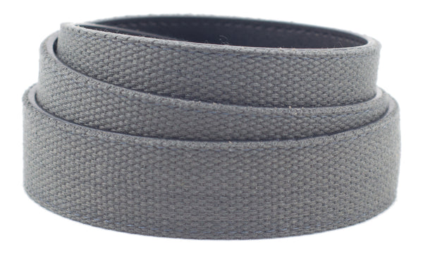1.25" Grey Canvas Strap
