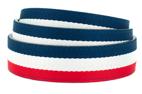 1.25" Red-White-Blue Cloth Strap
