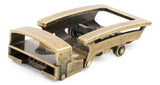 1.25" Traditional Buckle in Antiqued Gold