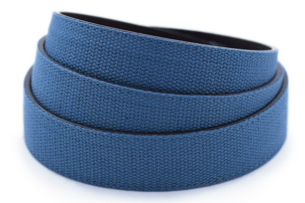 1.25" Marine Blue Canvas Strap