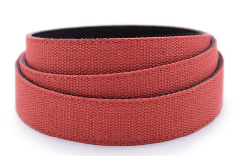 1.25" Salmon Canvas Strap